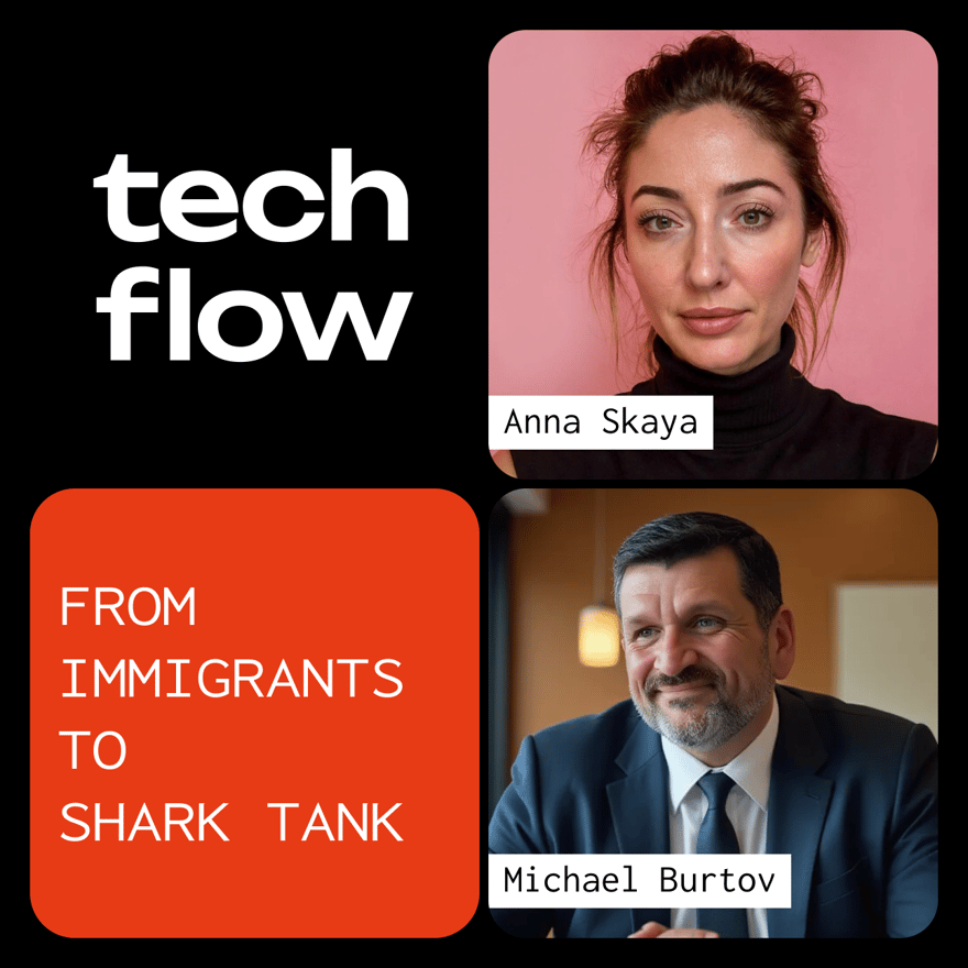 Poster for Tech Flow Fort Lauderdale — From Immigrants to Shark Tank: Building the Modern American Dream