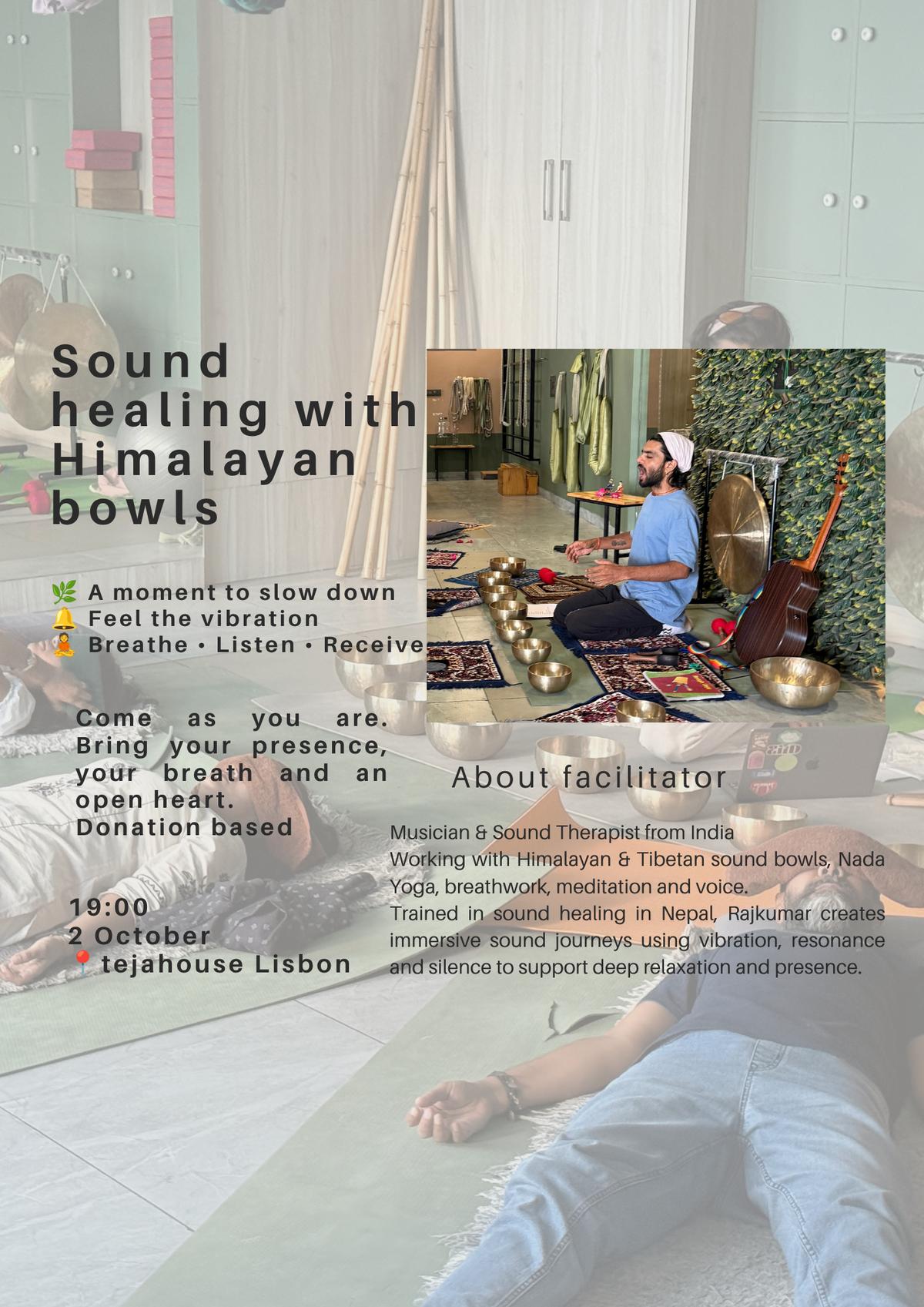 sound healing with himalayan bowls