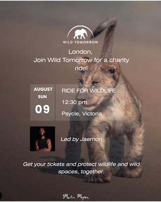 Charity Ride for Wildlife