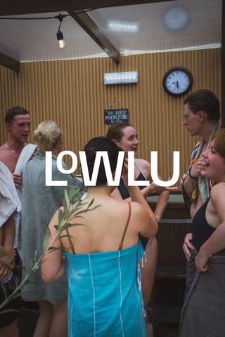 Sweat Equity - networking in a sauna