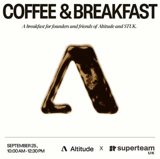 Coffee & Breakfast, with STUK and Altitude