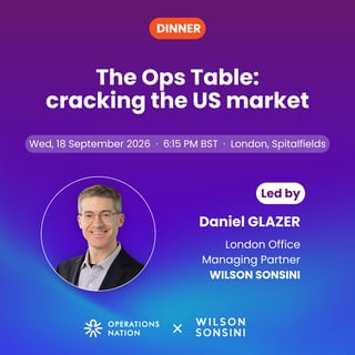 The Ops Table: cracking the US market
