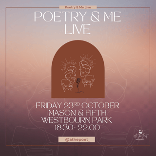 Poetry & Me Live