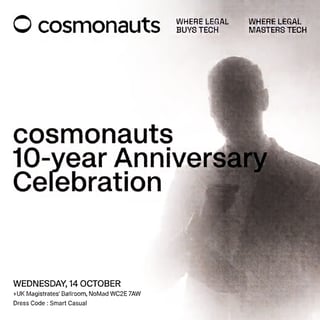 The cosmonauts 10th Year Anniversary Celebration