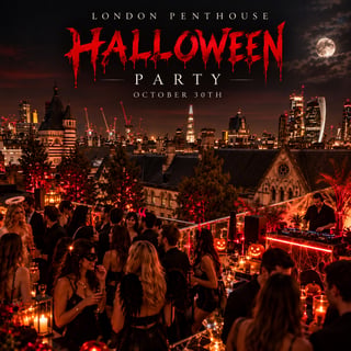 🎃London Penthouse HALLOWEEN party - OCTOBER 30th🦇🦇🦇🎃