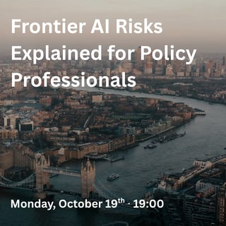 Frontier AI Risks Explained for Policy Professionals