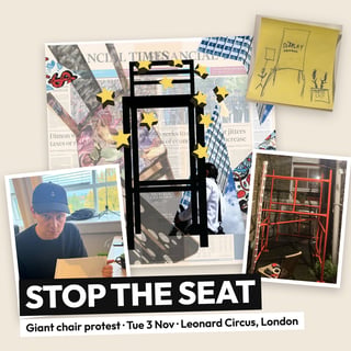 "Stop the seat" a protest against seat-based licensing in software