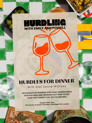 Hurdling presents: Hurdles for Dinner with Stef Sword-Williams – Behind the Brave Face
