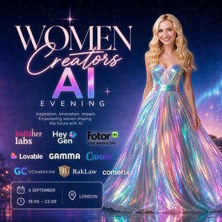 🌸 Women Creators × AI Evening