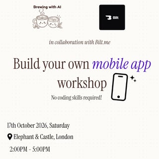☕️🍵 Brewing with AI x Bilt: Build Your Own Mobile App, No Coding Required!