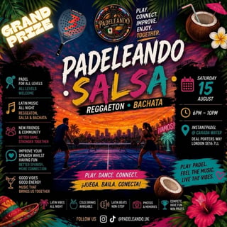 Padel Y Salsa Y Más 🫢🎾🍷