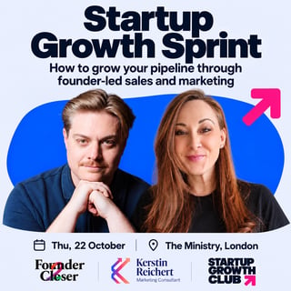 Startup Growth Sprint: How to grow your pipeline through founder-led sales and marketing