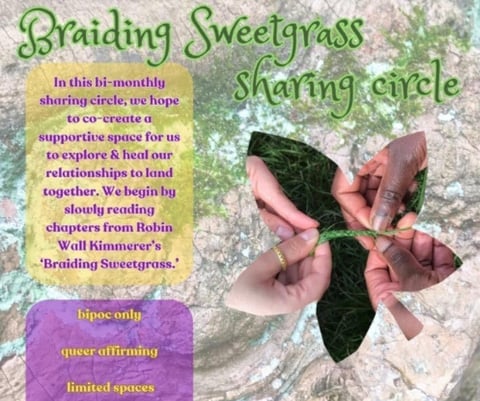Braiding Sweetgrass Sharing Circle (A Black Ash Basket)
