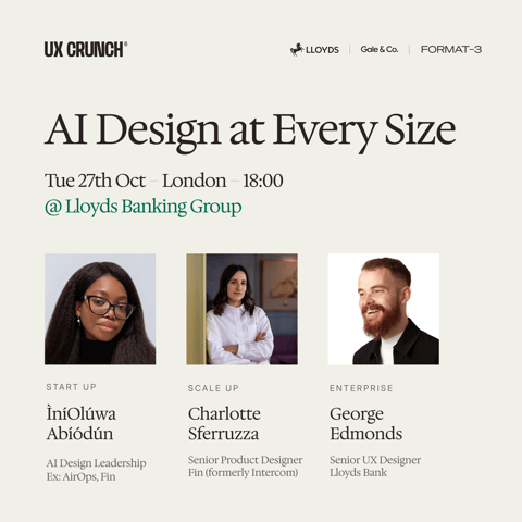 UXCrunch: AI Design at Every Size