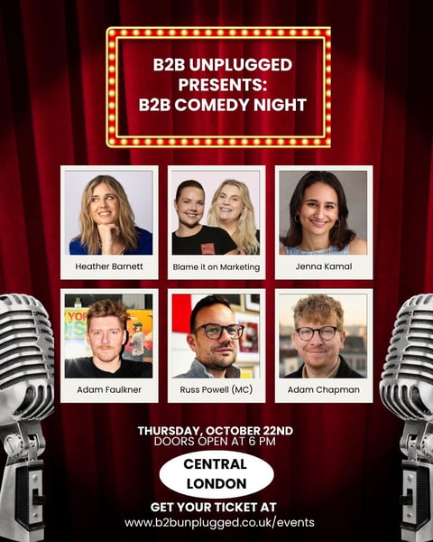 B2B Unplugged: Comedy night - (One year anniversary special)