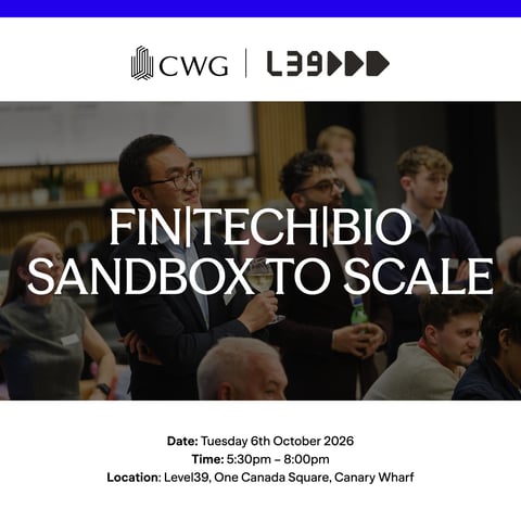Fin|Tech|Bio - Sandbox to Scale