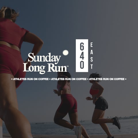 Sunday Long Run Pre-Launch Run x 640East
