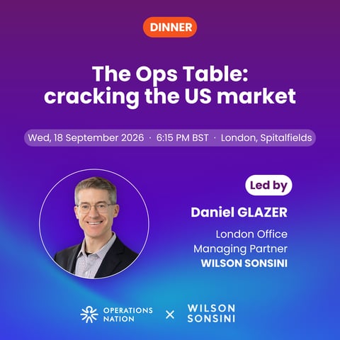 The Ops Table: cracking the US market