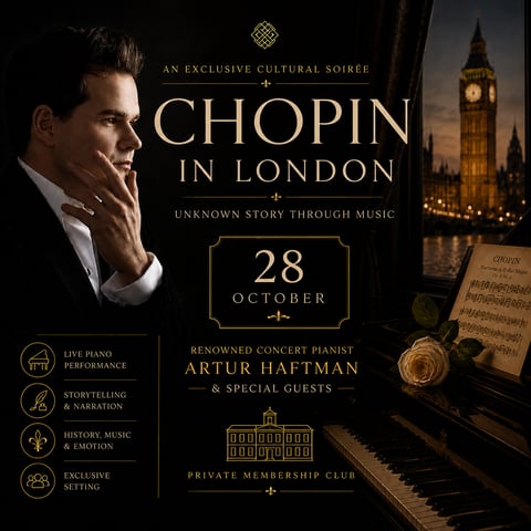 AN EXCLUSIVE CULTURAL SOIRÉE: RESCUING CHOPIN IN LONDON — A STORY THAT FOUND ITS WAY HOME