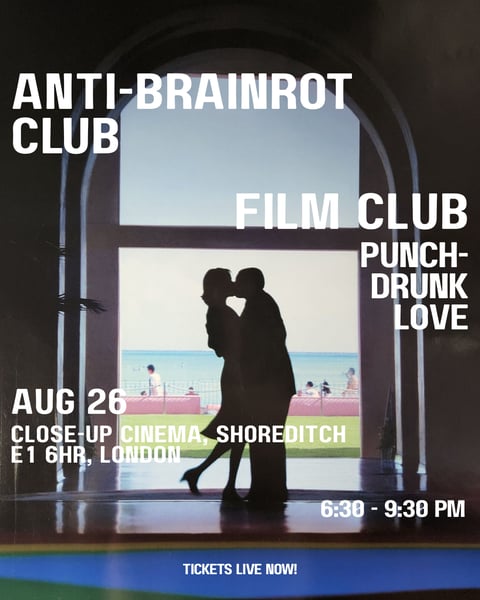 ABRC FILM CLUB & DISCUSSION: PUNCH-DRUNK LOVE