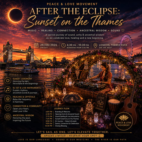 AFTER THE ECLIPSE: SUNSET ON THE THAMES