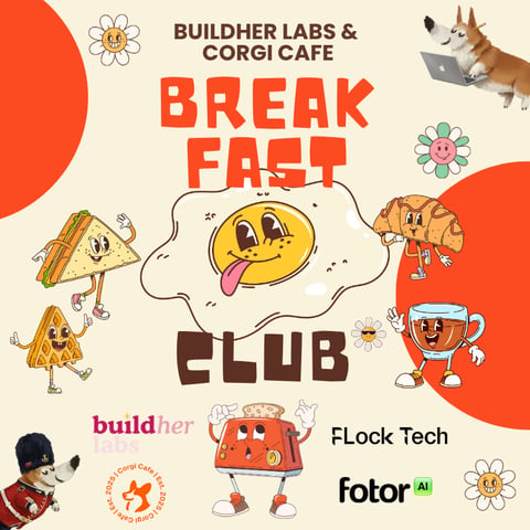 BuildHer x Corgi FoundHer Breakfast