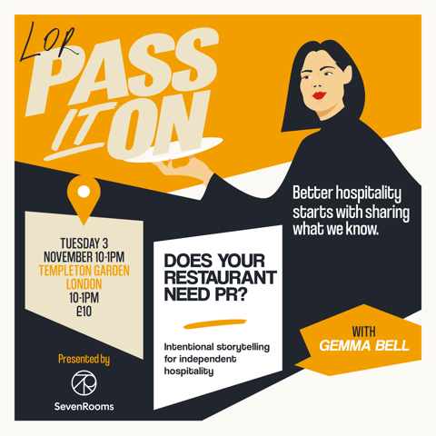 PASS IT ON: Does Your Restaurant Need PR? Intentional Storytelling with Gemma Bell