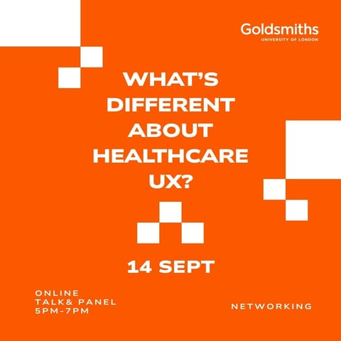 Healthcare UX Webinar (14th September)