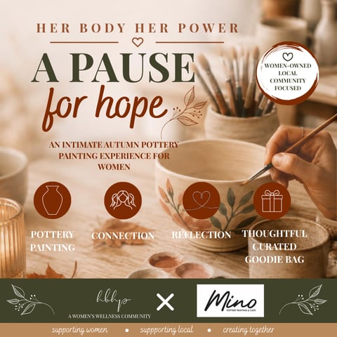 HBHP x Mino Pottery Painting - A Pause for Hope 🍂