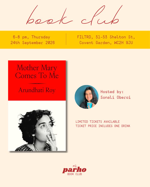 BOOK CLUB: Mother Mary Comes To Me by Arundhati Roy