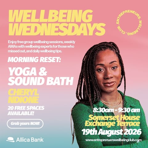 Wellbeing Wednesdays: Morning Reset - Yoga & Sound Bath with Jason DaPonte and Cheryl Ndione
