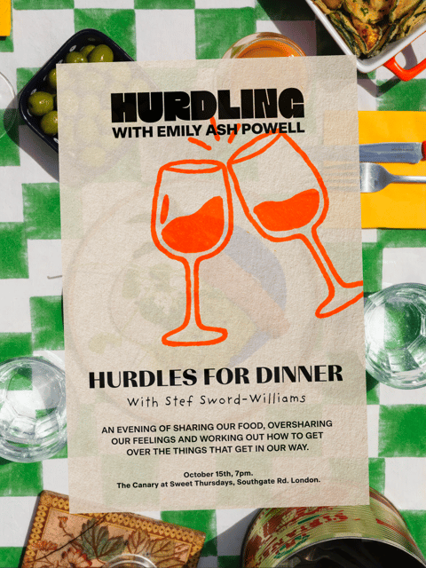 Hurdling presents: Hurdles for Dinner with Stef Sword-Williams – Behind the Brave Face