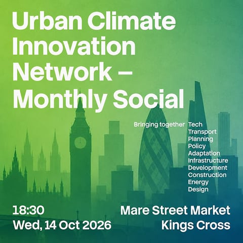 Urban Climate Innovation Network - October Social