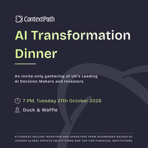 AI Transformation Dinner (Tuesday 27th October)