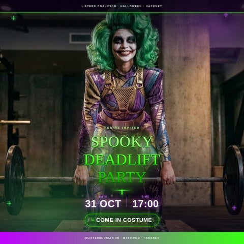 Spooky Deadlift Party