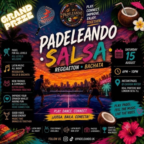 Padel Y Salsa Y Más 🫢🎾🍷