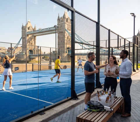 Chief of Paid: Padel by the Tower of London, then drinks