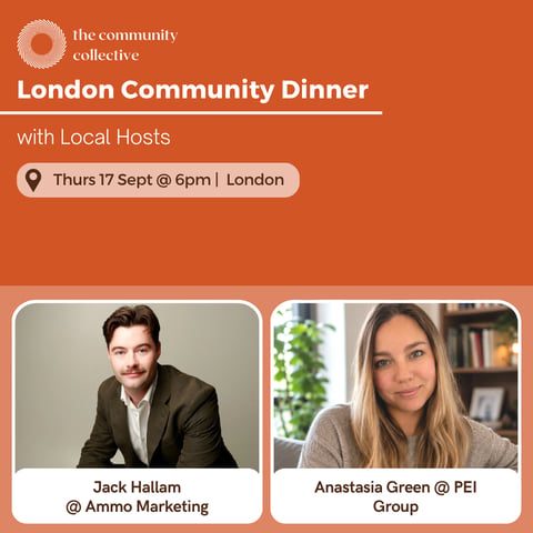 🏵 London Community Dinner