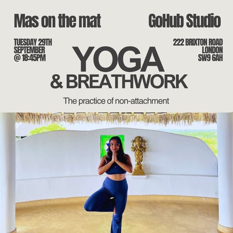 Yoga & Breathwork - Mas on the Mat @ GoHub Studio