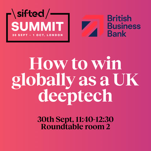 How to win globally as a UK deeptech