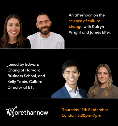 MoreThanNow Live: The Science of Culture Change