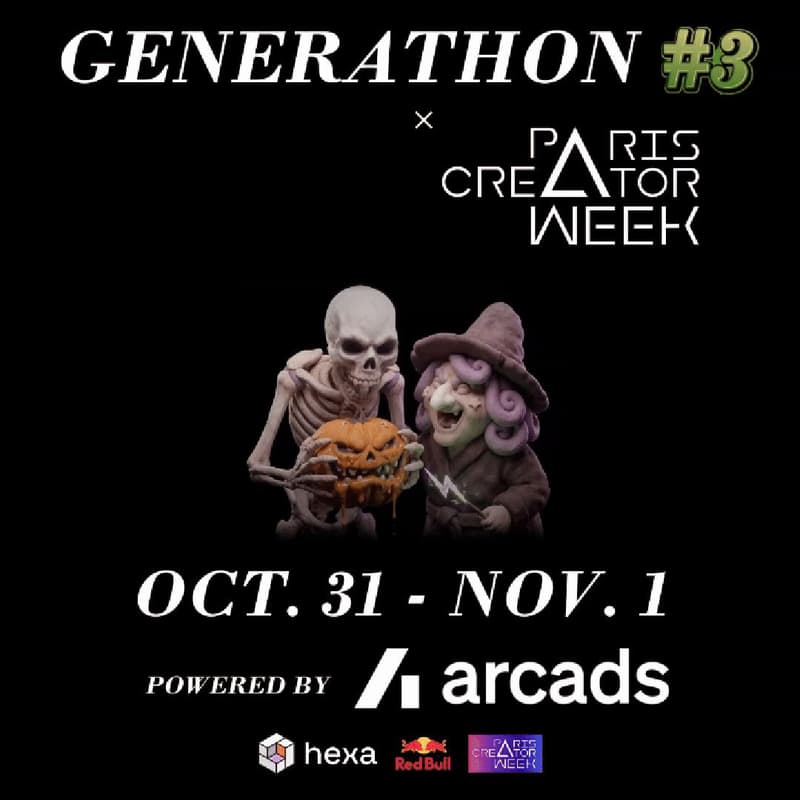 Generathon #3 × Paris Creator Week powered by Arcads AI