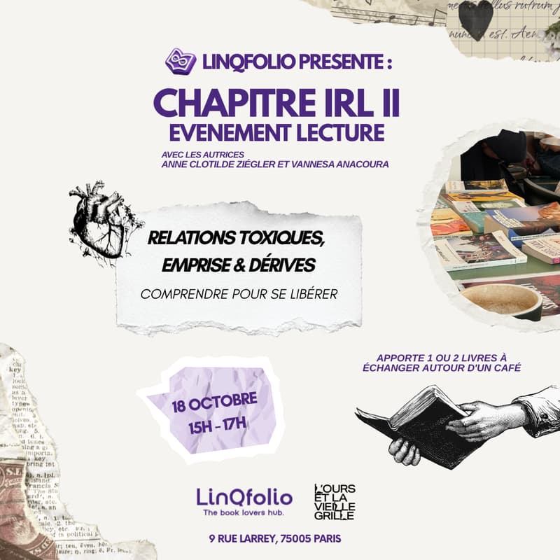 CHAPITRE IRL 2 : Meet Up Littéraire & Talk Auteur