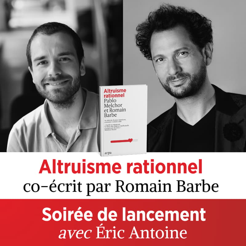 Altruisme rationnel | Lancement du livre