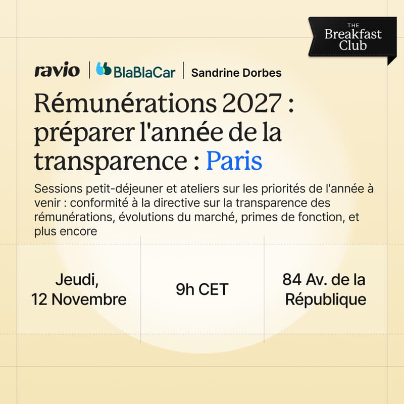 Rémunérations 2027 : préparer l'année de la transparence • Paris