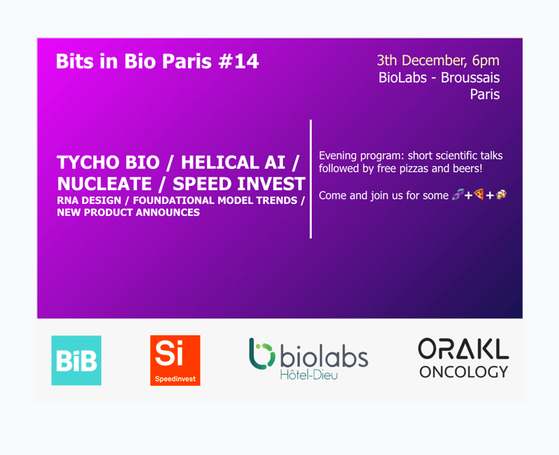 Bits in Bio Paris #14 @BioweekParis26