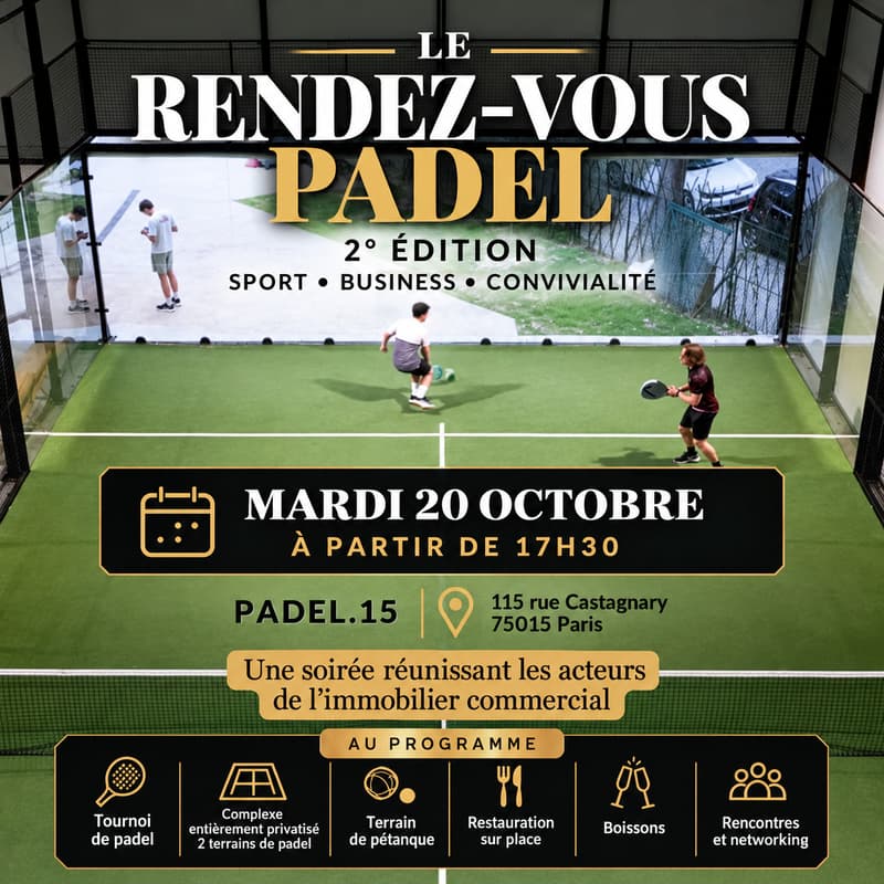 RENDEZ-VOUS PADEL 2e édition / ENSEIGNE LIBRE