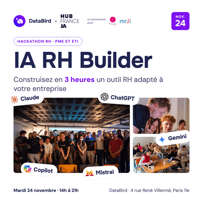 IA RH Builder session : construisez en 3 heures un outil RH adapté à votre entreprise