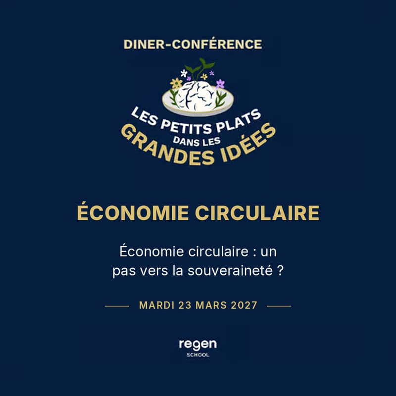 Dîner-conférence - Économie circulaire : un pas vers la souveraineté