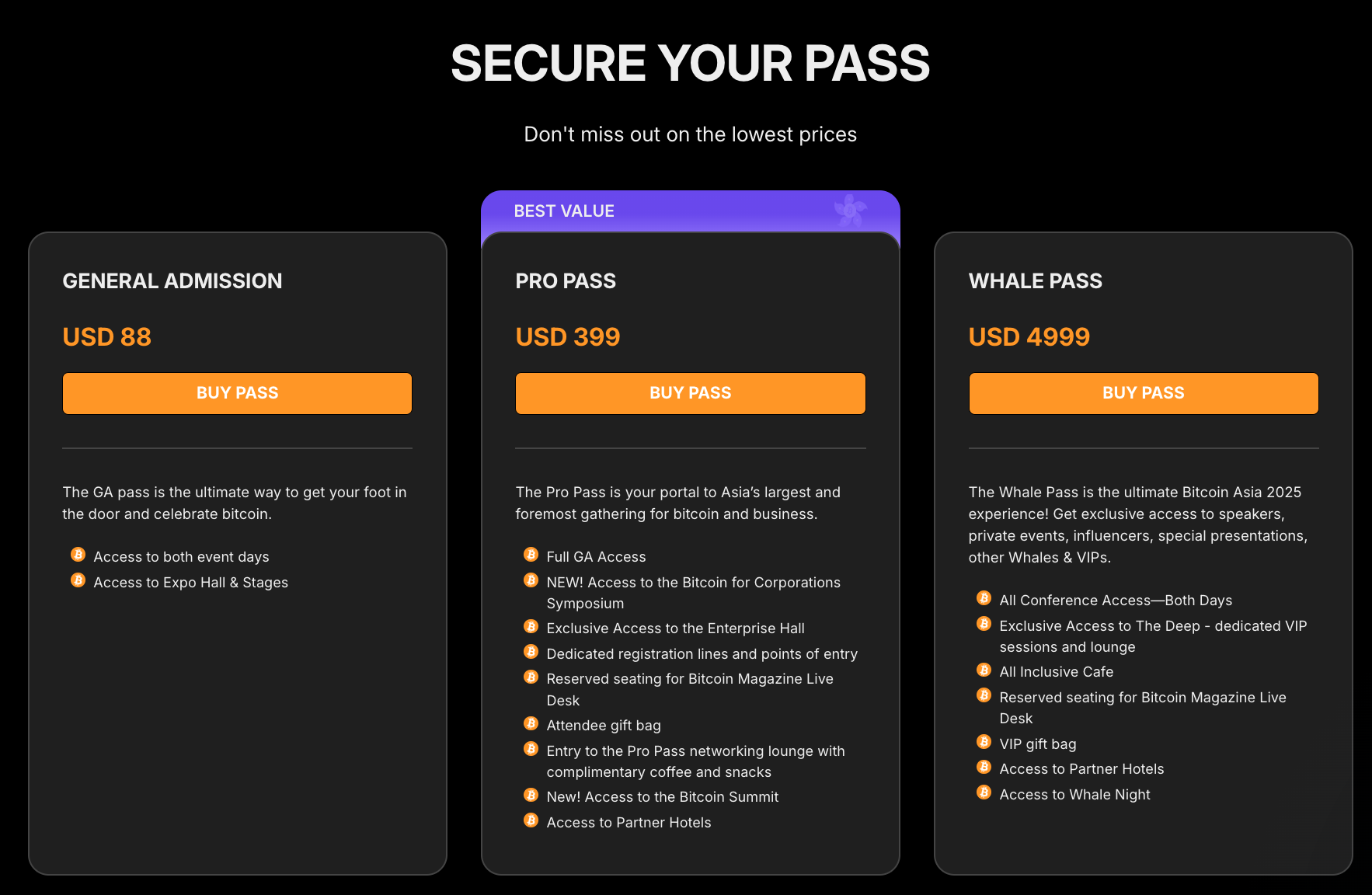 Bitcoin Asia 2025香港比特币大会｜Promoted by Amphi · Luma